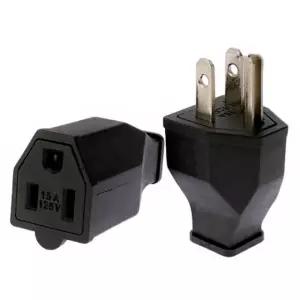 검정색 15A 125V NEMA 15P 15R 멕시코 탈착식 배선 소켓 산업용 플러그 female plug