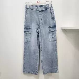 카고 스트레이트 밴딩 블루진 24M5233-1SC