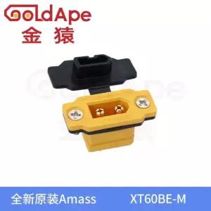 AMASS XT60BE 배터리 커넥터 XT60 플러그 금도금 장착 소켓 가능 또는 노란색 1 XT60BE M