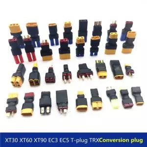 어댑터 XT30 XT60 XT90 플러그 DEANS EC5 EC3 커넥터 HXT 4MM Tplug M XT60 F