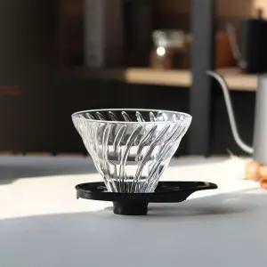 V60 글라스 커피 드리퍼 VDGR-02B 블랙 커피드리퍼 커피드리퍼세트 핸드드립퍼 핸드드립세트