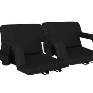 블리처스 또는 벤치용 시맨더 스타디움 시트, 지지대 팔걸이 및 의자 패딩 등받이 쿠션