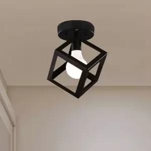 큐브 LED 센서등 직부등 블랙 화이트 전구포함가 LED현관등 LED현관조명 인테리어조명 베란다등