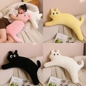냥캣츠쿠션 필로우 낮잠 베개 고양이 귀여운 인형 고양이필로우 고양이인형 쿠션선물 동물인형 낮잠베개