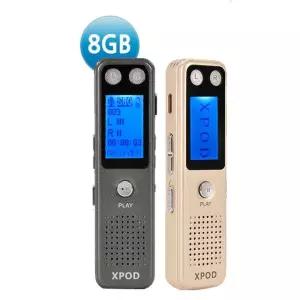 XPOD 8GB녹음기 XP777 보이스레코더 내장스피커 녹음기 보이스레코드 강의용녹음기