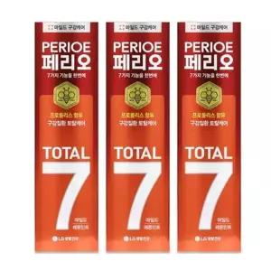 페리오 토탈7 마일드 치약 140g 3P 치약 페리오치약 키즈치약 양치 치약도매 도매