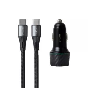 C타입 초고속 시거잭충전기+CtoC케이블 RX-6470 차량용충전기 차량용시거잭충전기 시가잭용충전기