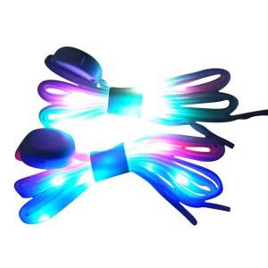 메이드컴피 LED 신발끈 라이트 업 3가지 화려한 반짝이는 모드 7가지 색상의
