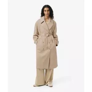 라코스테 lacoste 여성 개버딘 트렌치 코트 BF6838-56G X6F 219603