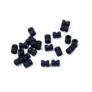 FPV FC ESC 고무 댐핑 패드 스탠드오프 방진 보호 6MM M2 3X6 와셔 M3 40pc M3x6 6mm rple