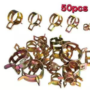50 PCS 패스너 5MM 6MM 7MM 8MM 9MM 워터 파이 라인 클립 스프링 호스