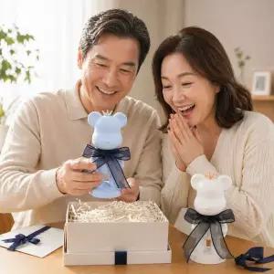 기념일선물 베어브릭 카네이션 1+1 석고방향제 어버이날 스승의날 선물 차량용 실내 인테리어