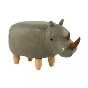 코뿔소 스툴 동물 animal stool 애니멀 디자인 수납함 원목 스토리지 의자