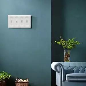 세라믹 스위치 플레이트 콘센트 커버 흰색 도자기 장식 용기 조명 또는 DS-AE Single Decorator