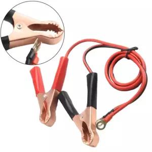 40X32XMM 2개 자동차 50AMP 배터리 인버터 와이어 전원 케이블 클립 전송 악어
