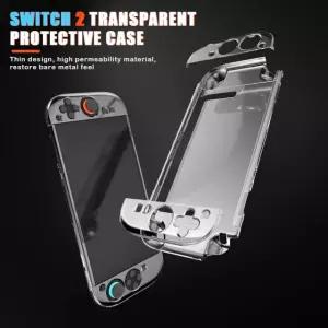 스위치 PC 클리어 하드 케이스 분할 보호 커버 스크래치 크리스탈 케이 Switch2 crystal case
