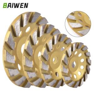 다이아몬드 세그먼트 그라인딩 휠 컵 커팅  대리석 콘크리트 석조 휠 100mm 125mm 180mm