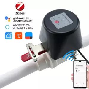 ZIGBEE 스마트 가스 밸브 정원 차단 타이머 관개 ASSISTAN 컨트롤러 ALEXA Zigbee Bla EU Plug