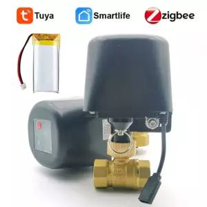 충전식 배터리 ZIGBEE 워터 밸브 컨트롤러 타이머 자동 급수 일반 정원 관개 WIFI zigbee version DN15