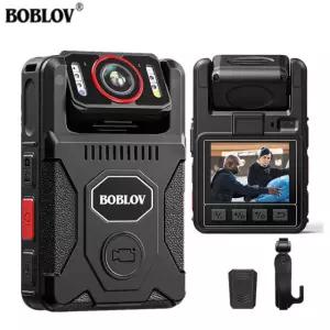 BOBLOV M7 프로 4K GPS 바디 마운트 카메라 128GB 비디오 회전 180 Buit in 128GB