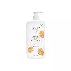 Babo Botanicals Sensitive Baby 무향 데일리 하이드레이팅 베이비 로션 - 시어 버터 및 호호바 오일 - 바