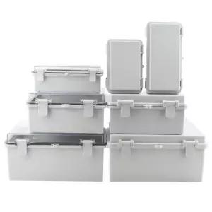 HASP 전기 접속 상자 옥외 밀봉된 스위치 전원 상자를 IP67 배급 가진 케이스 방수 150X100X70mm grey cover