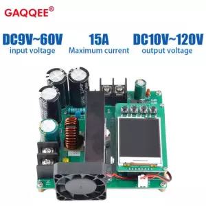 900W 15A 부스트 컨버터 9V 60V 10V 120V 스텝 디스플레이 제어 LCD 900W