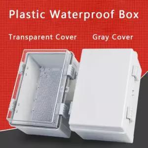 IP66 방수 정션 박스 인클로저 ABS 플라스틱 힌지 버클 배전함 전기 프로젝트용 전자 166x87x70mm Gray Cover