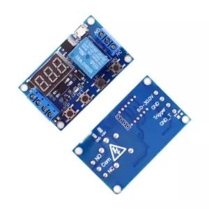 30V 지원 USB 5V LED 디스플레이 자동화 사이클 타이머 끄기 지연 스위치