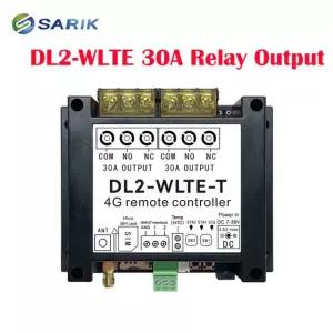4G TLE 스마트 컨트롤러 2웨이 릴레이 30A GSM 온도 스위치 원격 GPRS 전원 T VER Without Adpt