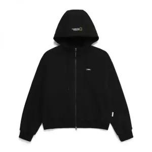 매장정품 NATIONALGEOGRAPHIC 내셔널지오그래픽 N244WFT910 여성 메이든 기모 후드집업 CARBON BLACK N244W