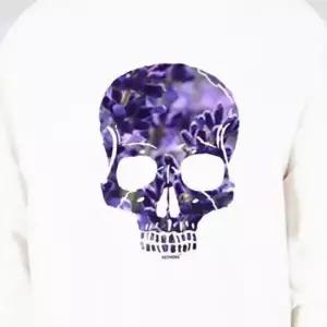 긴팔티셔츠 기모맨투맨 맨투맨 키밍 기본 커플티 라운드티 skull
