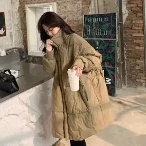 [하프클럽/]여성 미디 롱 패딩 점퍼 HHL31 조끼 점퍼 단체복 사파리 오버핏 야
