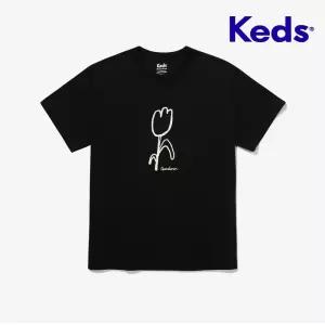 KEDS 튤립 티셔츠KD2RSG2106FBLK