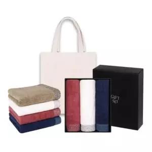 [생활] 다알리아 뱀부얀 150g 국내생산 고급 타올 3P 기프트 세트