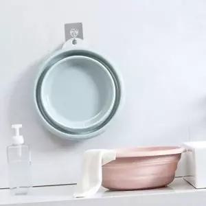 [핫트랙스]목욕물바가지 욕실 욕조 야외캠핑 접고펴는 접이식대야 25cm(WFJ6Q20)