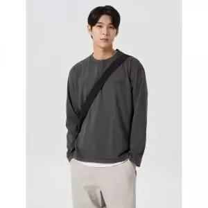 [매장정품] 에잇세컨즈 8SECONDS 가먼트 다잉 레터링 절개 디테일티 애쉬 424241HY74
