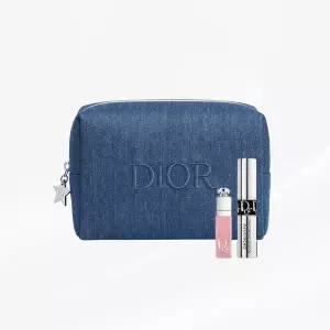 [DIOR][디올] 데님 파우치 & 미니 메이크업 세트