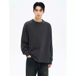 [매장정품] 에잇세컨즈 8SECONDS 가먼트 다잉 캐주얼코튼 티셔츠 애쉬 425241LY04