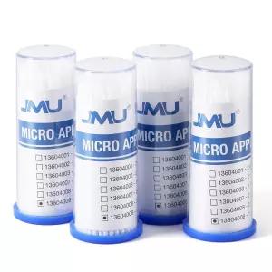 JMU 400pcs 치과용 마이크로 어플리케이터 브러시 슈퍼라인 일회용 화이트