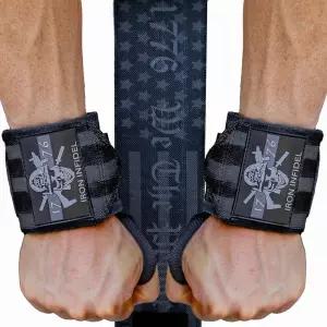 Iron Infidel 역도용 손목 보호대 - 45.7cm(18인치) 튼튼한 운동용 지지대, 남성용 체육관 액세서리 리프팅