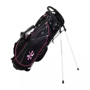 Tour Edge Exotics Xtreme2 골프 스탠드 백 블랙/핫 핑크 586646