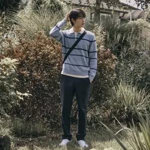 라코스테 lacoste 남성 골조직 테이퍼드 치노 HH530E-55N HDE 220448