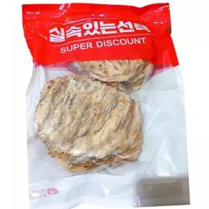 냉장 구운 아귀포 1kg 10개 마른 안주