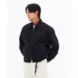 리 Lee 91 B 코듀로이 워크 데님 자켓 블랙 LE2504IJ34BK 145463
