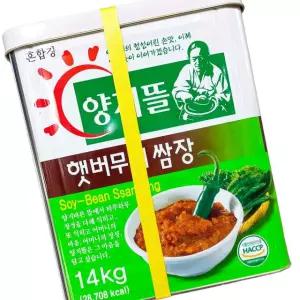 양지뜰 햇버무리 쌈장 14kg 대용량 업소용