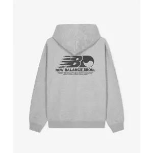 (국내매장정품) NEW BALANCE NBN0F4A023 UNI NB 서울 익스클루시브 후드티 (GRAY) NBN0F4A023_AC 220321