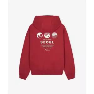 (국내매장정품) NEW BALANCE NBN0G2A013 UNI NB 서울 글로벌 익스클루시브 후드티 (RED) NBN0G2A013_20 219