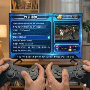 월광 레볼루션2 라이트버전 + 6800개 64GB 메모리카드 레트로게임기 가정용오락실게임기 332600