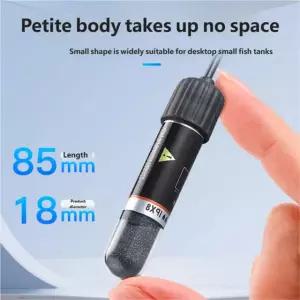 작은 수조용 USB 미니 수족관 가열봉 26 항온 히터 수중 10W 온도 DS 조절기 10w